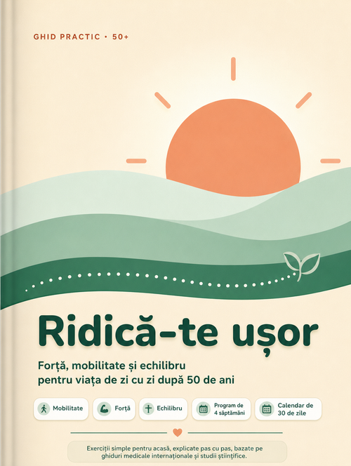 Ghid de exerciții pentru mobilitate, forță și echilibru după 50 de ani - Ridica-te USOR