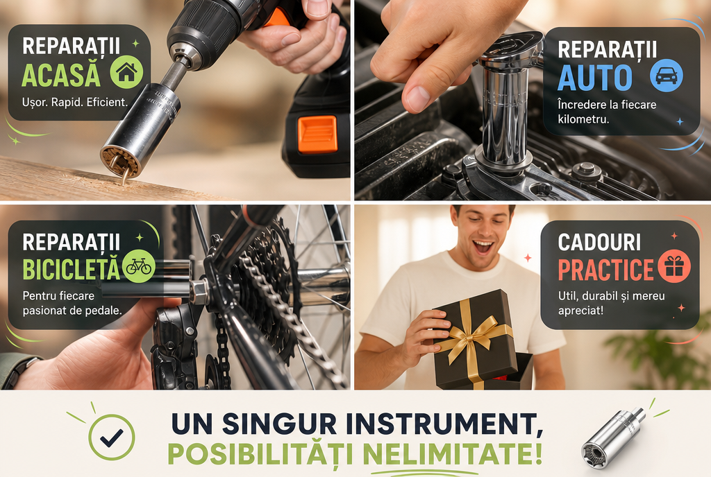 ⚡ Cheia Universală Multifuncțională – Adio trusei de chei!